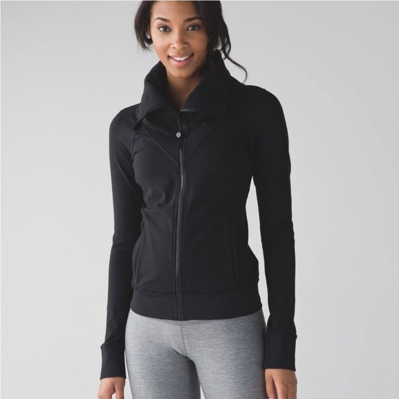 Lululemon Be Present Full-Zip Jacket, Black, Size 6 - Picture 1 of 8